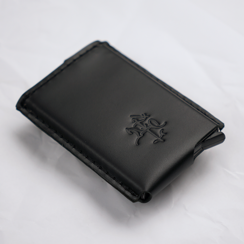 Leather card holder Tanner with imprint coat of arms 2 - Bakli.lt
