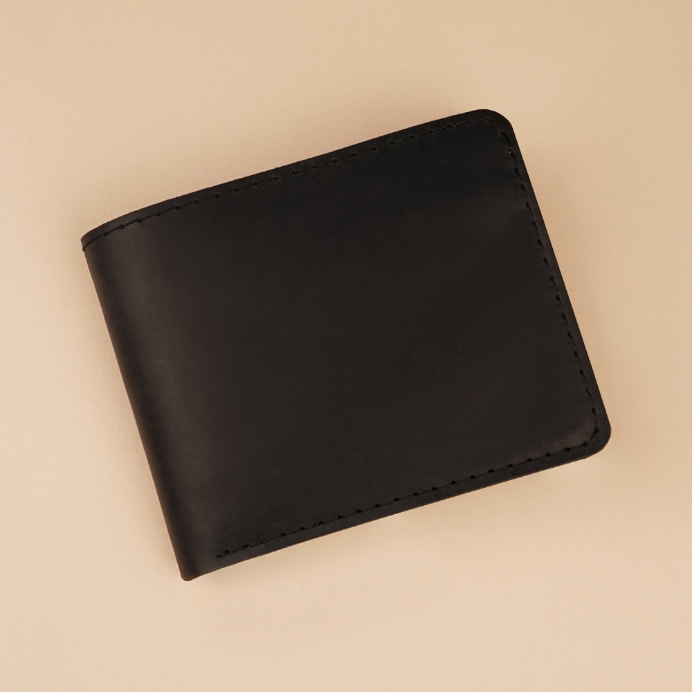 Leather wallet Jacob Crazy Horse - Bakli.lt