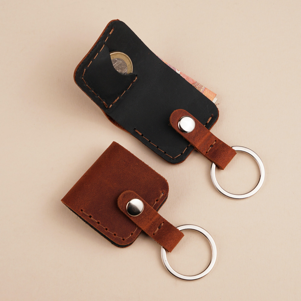 Leather wallet-keychain Pico - Bakli.lt